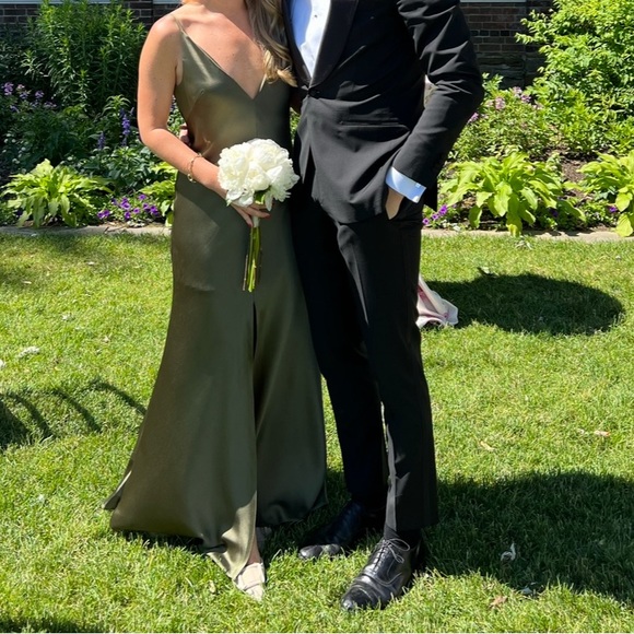 Green bridesmaid dress - Picture 4 of 5